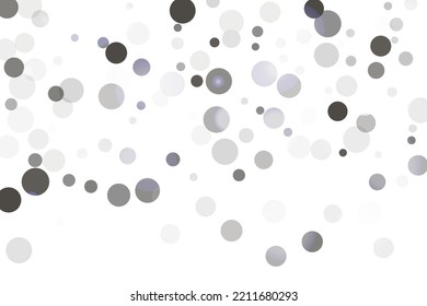 Silver glitter confetti on a white background. Illustration of a drop of shiny particles. Decorative element. Luxury background for your design, cards, invitations, gift, vip. 