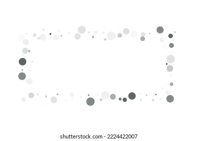 Silver glitter confetti on a white background. Illustration of a drop of shiny particles. Decorative element. Luxury background for your design, cards, invitations, gift, vip. 