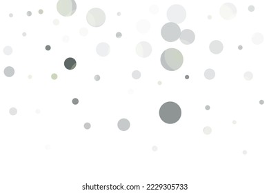 Silver glitter confetti on a white background. Illustration of a drop of shiny particles. Decorative element. Luxury background for your design, cards, invitations, gift, vip. 