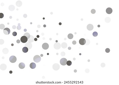 Silver glitter confetti on a white background. Illustration of a drop of shiny particles. Decorative element. Luxury background for your design, cards, invitations, gift, vip. 