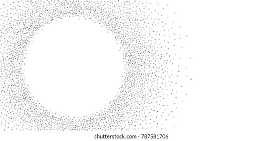 Silver glitter confetti on a white background. Illustration of a drop of shiny particles. Decorative element. Luxury background for your design, cards, invitations, gift, vip.