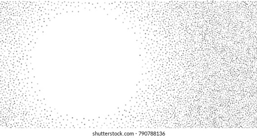 Silver glitter confetti on a white background. Illustration of a drop of shiny particles. Decorative element. Luxury background for your design, cards, invitations, gift, vip.