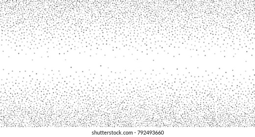 Silver glitter confetti on a white background. Illustration of a drop of shiny particles. Decorative element. Luxury background for your design, cards, invitations, gift, vip.