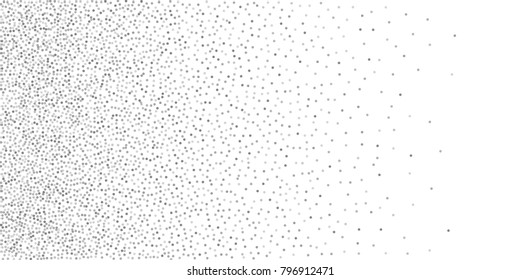 Silver glitter confetti on a white background. Illustration of a drop of shiny particles. Decorative element. Luxury background for your design, cards, invitations, gift, vip.