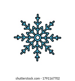 Deslizador de nieve con brillo plateado sobre fondo transparente. Brillante copo de nieve de Navidad. Vacaciones de invierno.