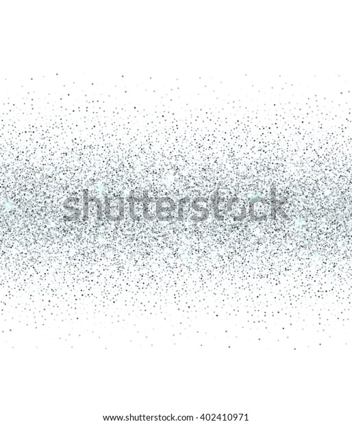 Silver Glitter Stripe Sparkles On White Stock Vector (Royalty Free ...