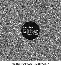 Silver glitter texture christmas background.