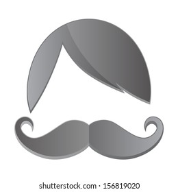 silver glossy art whiskers