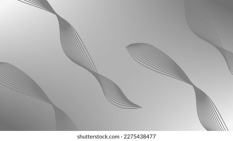 Silver Glow Spiral Gradient Background