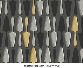 Silver and gold serving tool vector background