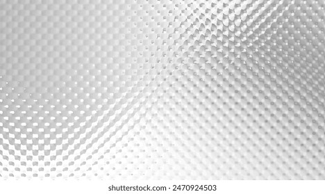 Silver gradient background. Foil paper, glitter effect. Chrome metal grey pattern. Gradation noise texture. Vector abstract illustration for web, card, bg, certificate design