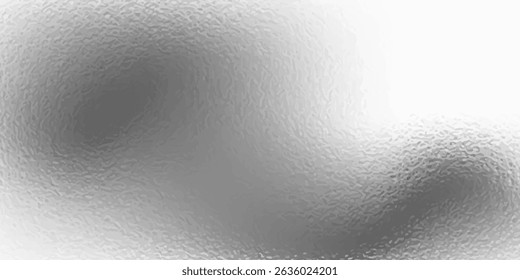 Silver gradient background. Foil paper, glitter effect. Chrome metal grey pattern. Gradation noise texture. Vector abstract illustration for web, card, bg, certificate design