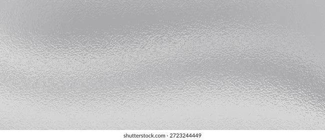Fundo de gradiente de prata. Papel de folha metálica, efeito de brilho. Padrão cinza de metal cromado. Textura de ruído de gradação. Ilustração abstrata vetorial para web, card, bg, design de certificado