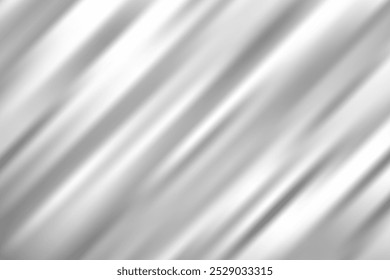 Silver Gradient Background. Speed Light Lines. Abstract Business Wallpaper. Vector Illustration. Technology Banner. Backdrop. Luxury