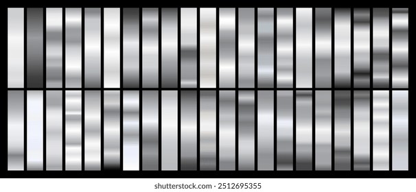Silver Gradients Color Swatch Set
