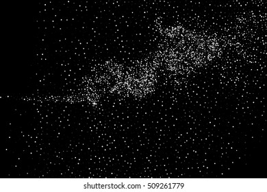 Silver grainy abstract texture. on black background. Snowfall effect. Distress overlay textured. Vector illustration,eps 10.