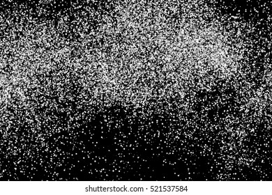 Silver grainy abstract texture.  Snowfall effect. Distress overlay textured. Flat design element. Vector illustration,eps 10.