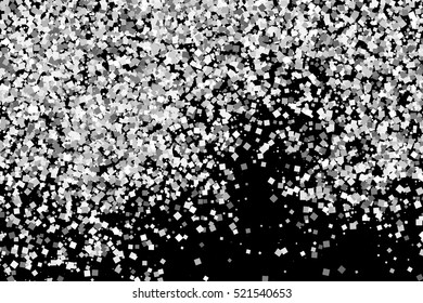 Silver grainy abstract texture. Snowfall effect. Distress overlay textured. Flat design element.  Vector illustration,eps 10.