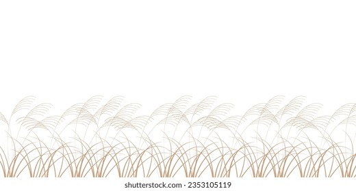 Silver Grass Autumn Fifteen Nights Background