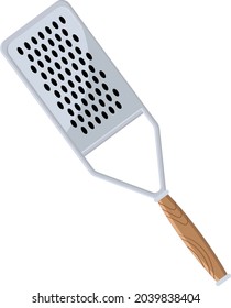 Silver grate, illustration, vector on white background.