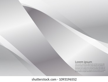 Silver and gray color geometric gradient illustration texture abstract vector background