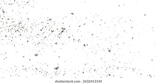 silver gray glitter confetti falling down on transparent background. Vector illustration.