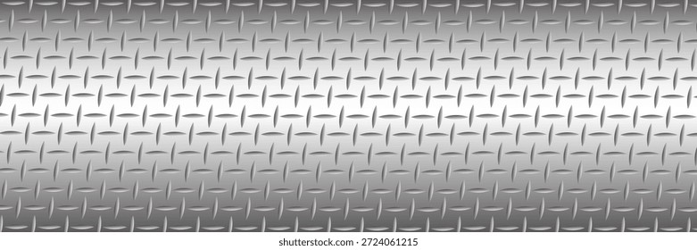 Fondo de metal gris plateado, cromo pulido 3D metálico y textura brillante de la placa del diamante	