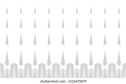With Silver, Gray vector triangle template. Brand new illustration in with white space. Polygonal design background.