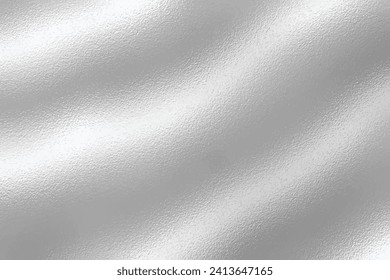 Silver , grey and white marble foil texture with glass effect, metallic wavy surface background vector illustration for print artwork,cmyk color mode.