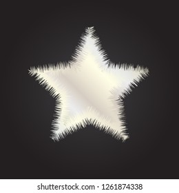 silver hairy star