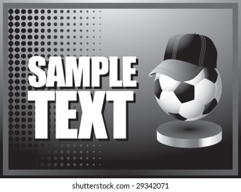 silver horizontal soccer referee display