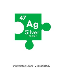 silver icon. vector template illustration  for web design