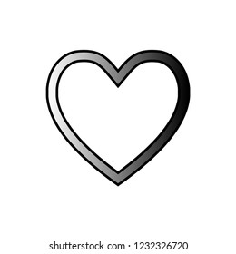 Silver icons on a white background. Vector illustration