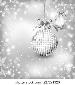 Silver illustration of an empty snowglobe a vector