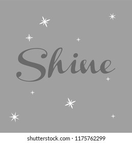 Silver invitation template with sparkles and shine letter for events, invitation, new year, celebration. 