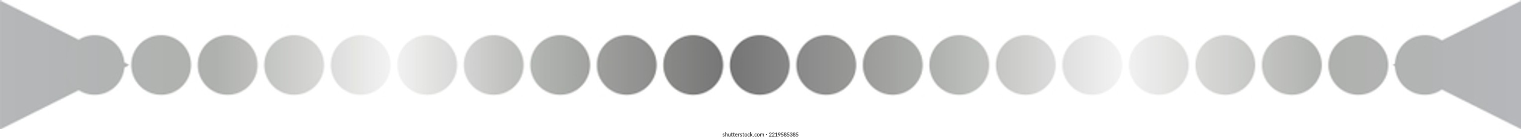 Ilustración del vector de borde de línea plateada