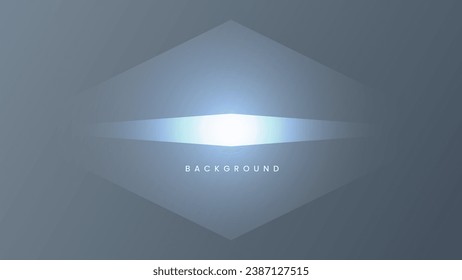 Líneas plateadas sobre un fondo gris con triángulos superpuestos