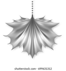 Silver Maple Leaf, Pendant.