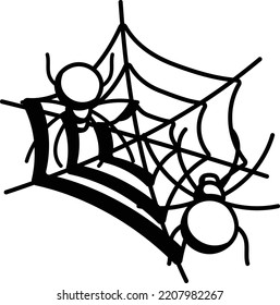 Diseño del icono del vector del marybeetle plateado, símbolo de actividades de otoño o otoño, signo del tiempo caducifolio, época de cosecha Elementos Ilustración del material, concepto del escarabajo de pájaro gris