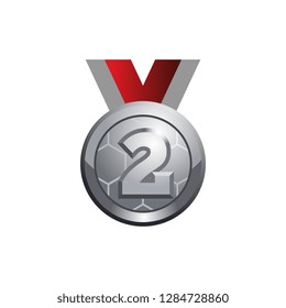 Silver Medal Football