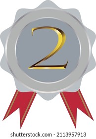 Medalla de plata segundo premio