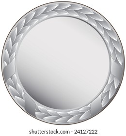 silver medal - This image is a vector illustration and can be scaled to any size without loss of resolution
