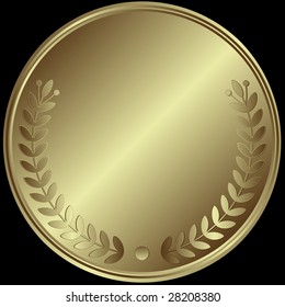 Silver medal (vector)