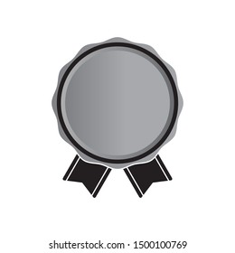 Silver medal vector design illustration