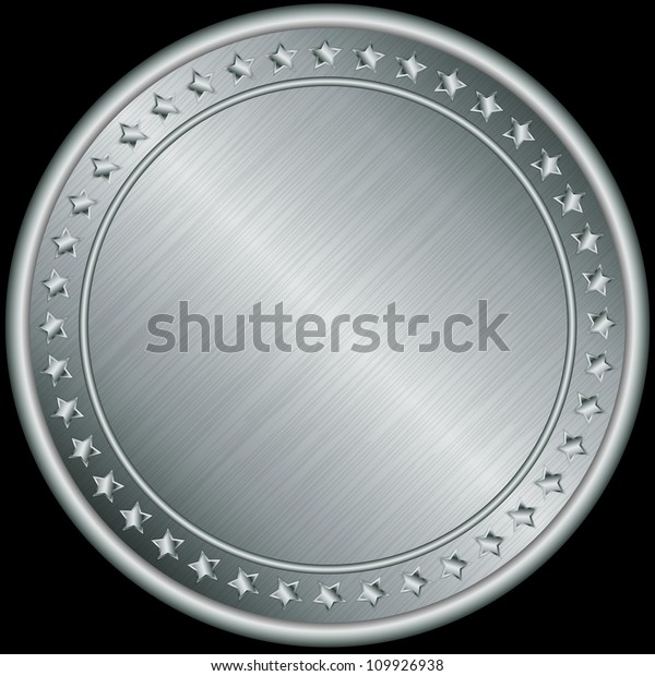 Silver Medal Vector Illustration Stock Vector (Royalty Free) 109926938 ...