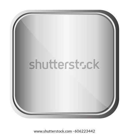 silver metal bacground icon, vector illustration design