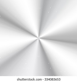 Silver metal background. Conical gradient / gradient mesh background.