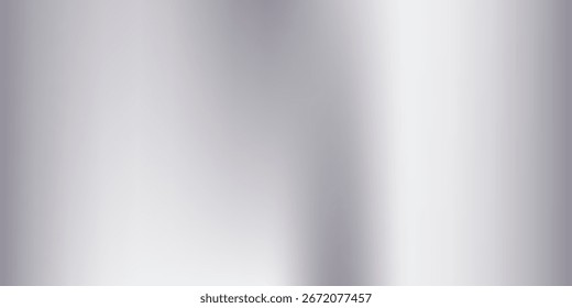 Fondo de lámina de metal plateado. Textura degradada metálica gris. Hoja brillante ancha del titán o del aluminio para la etiqueta, placa, muestra, etiqueta, impresión. Superficie texturizada de acero inoxidable. Fondo de Vector cromado