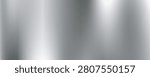 Silver metal gradient background. Grey metallic foil texture. Shiny brushed glare titan, chrome, aluminum sheet backdrop for plaque, plate, sign. Vector stainless steel material surface wallpaper