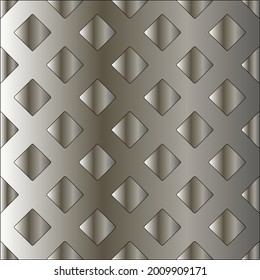 Silver metal gradient with repeat Pattern . Abstract metal background.